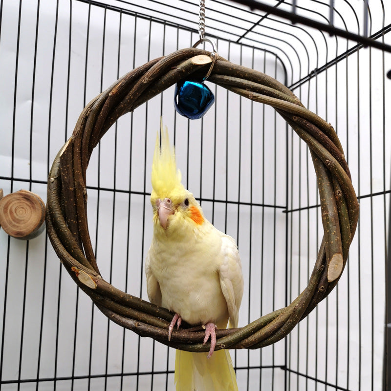 Ring Chewing Toy Bird
Bird chewing toy
Ring bird toy
Bird cage accessories
Parrot chew ring
Bird play toy