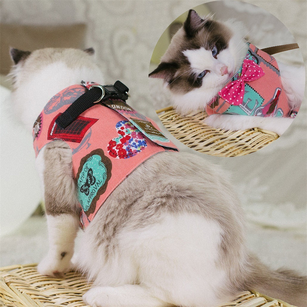 Vest-style Chest Cat
Cat chest harness
Vest-style cat harness
Comfortable cat harness
Cat walking chest strap
Adjustable cat vest harness