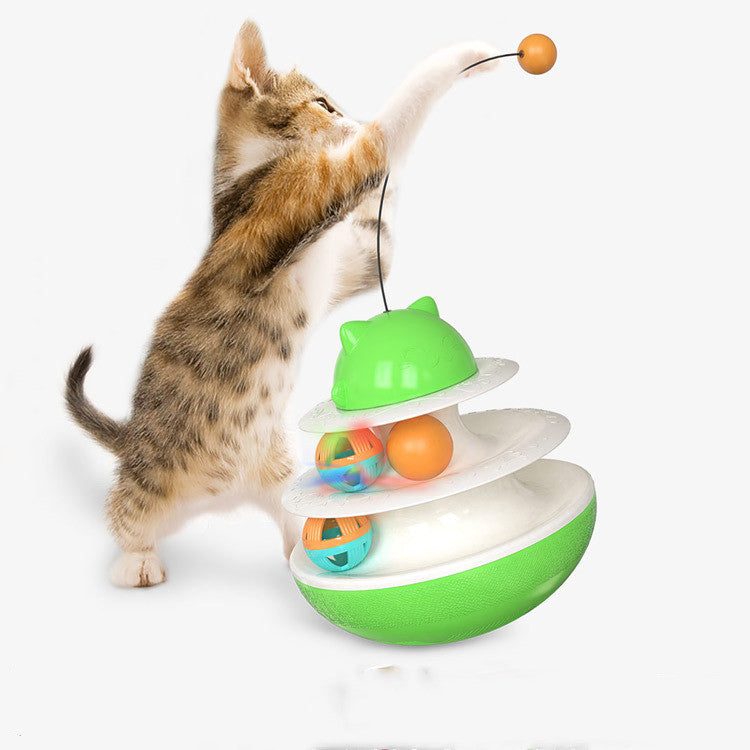 cat track toy  Interactive cat track toy  Cat ball track toy  Rolling cat track toy  Multi-level cat track toy  Cat chase track toy  Cat tunnel track toy  Motorized cat track toy  Durable cat track toy  Cat race track toy